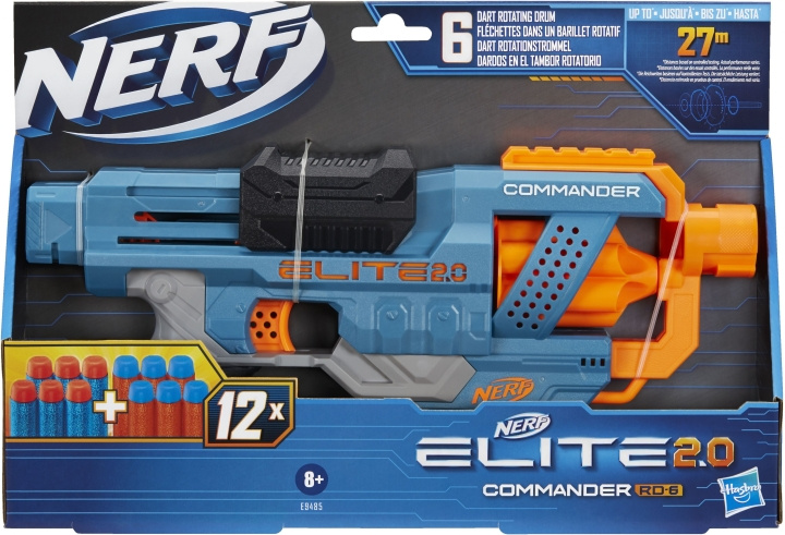 Nerf Elite 2.0 Commander RC 6 skumpistol i gruppen LEGETØJ, BØRN & BABY / Legetøj / Action spil hos TP E-commerce Nordic AB (C46778)