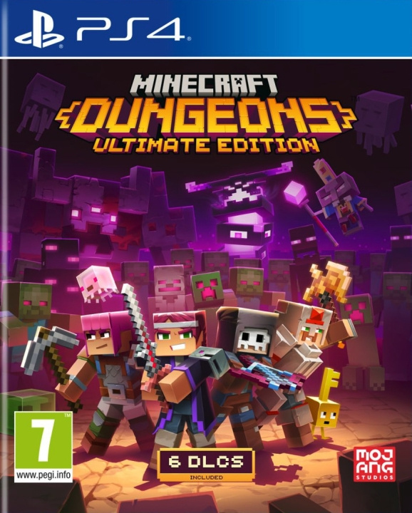 Minecraft: Dungeons - Ultimate Edition-spelet, PS4 i gruppen HJEMMEELEKTRONIK / Spilkonsoller og tilbehør / Sony PlayStation 4 hos TP E-commerce Nordic AB (C46809)