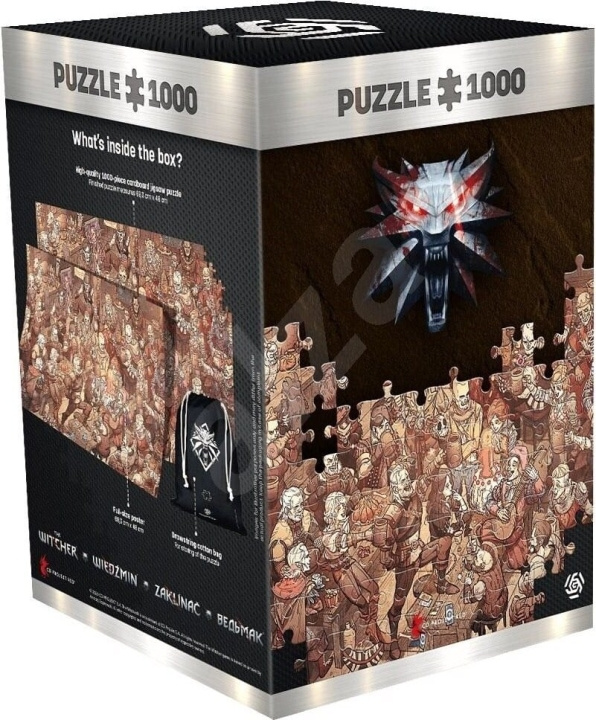 The Witcher: Birthday pussel, 1000 bitar i gruppen SPORT, FRITID & HOBBY / Hobby / Puslespil hos TP E-commerce Nordic AB (C46829)