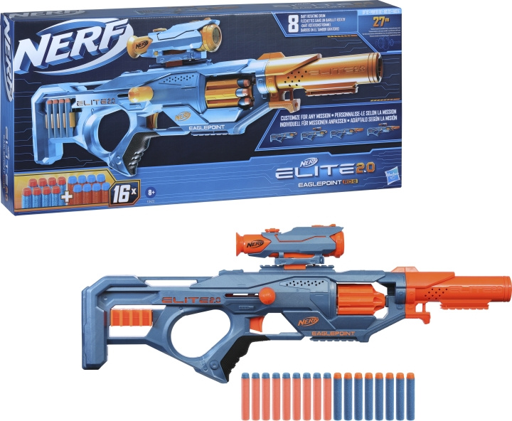 NERF ELITE 2.0 Blaster Eaglepoint RD 8 skumpistol i gruppen LEGETØJ, BØRN & BABY / Legetøj / Action spil hos TP E-commerce Nordic AB (C46844)