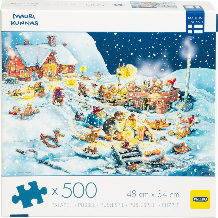 Mauri Kunnas julpussel, 500 bitar i gruppen LEGETØJ, BØRN & BABY / Legetøj / børns puslespil hos TP E-commerce Nordic AB (C46888)