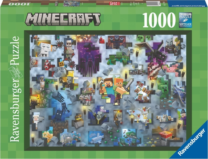 Minecraft Mobs 1000 bitars pussel i gruppen LEGETØJ, BØRN & BABY / Legetøj / Puslespil hos TP E-commerce Nordic AB (C46924)