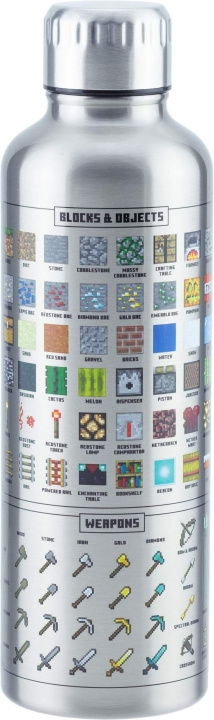 Paladone Minecraft metall vattenflaska billede