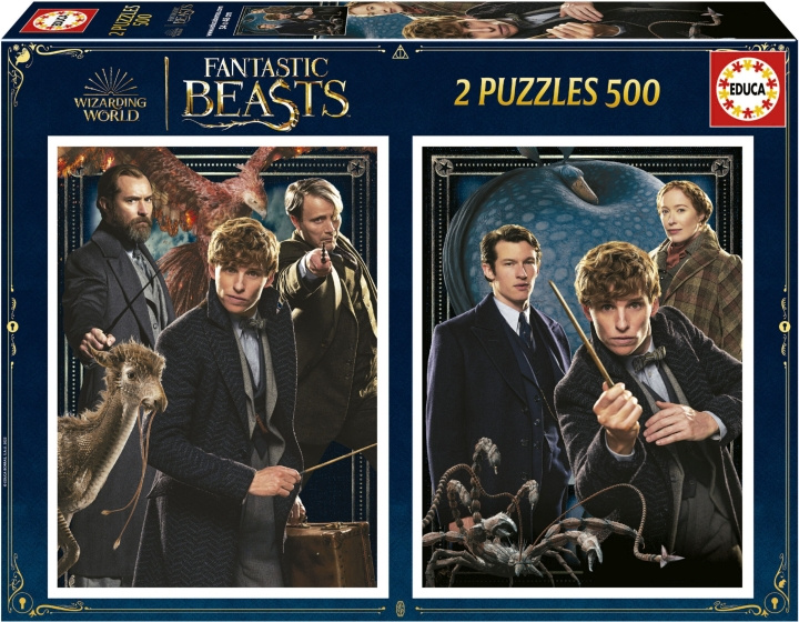 Educa Fantastic Beasts-pussel, 2x500 bitar i gruppen LEGETØJ, BØRN & BABY / Legetøj / Puslespil hos TP E-commerce Nordic AB (C46972)