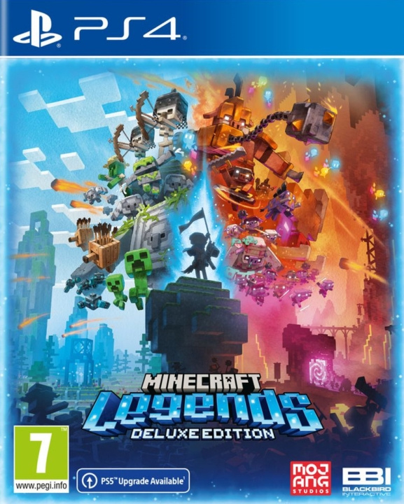 Minecraft Legends - Deluxe Edition-spel, PS4 i gruppen HJEMMEELEKTRONIK / Spilkonsoller og tilbehør / Sony PlayStation 4 hos TP E-commerce Nordic AB (C46997)