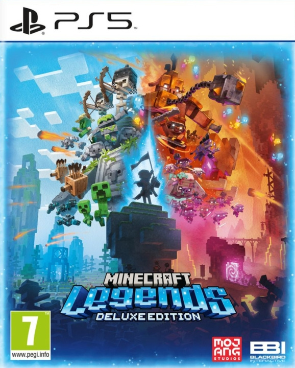 Minecraft Legends - Deluxe Edition-spel, PS5 i gruppen HJEMMEELEKTRONIK / Spilkonsoller og tilbehør / Sony PlayStation 5 hos TP E-commerce Nordic AB (C46998)