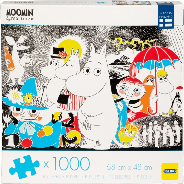Peliko Mumin Comic Book Cover 1 pussel, 1000 bitar i gruppen SPORT, FRITID & HOBBY / Hobby / Puslespil hos TP E-commerce Nordic AB (C47021)