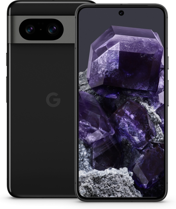 Google Pixel 8 5G -puhelin, 128/8 Gt, Obsidian i gruppen SMARTPHONES & TABLETS / Mobiltelefoner & smartphones hos TP E-commerce Nordic AB (C47032)