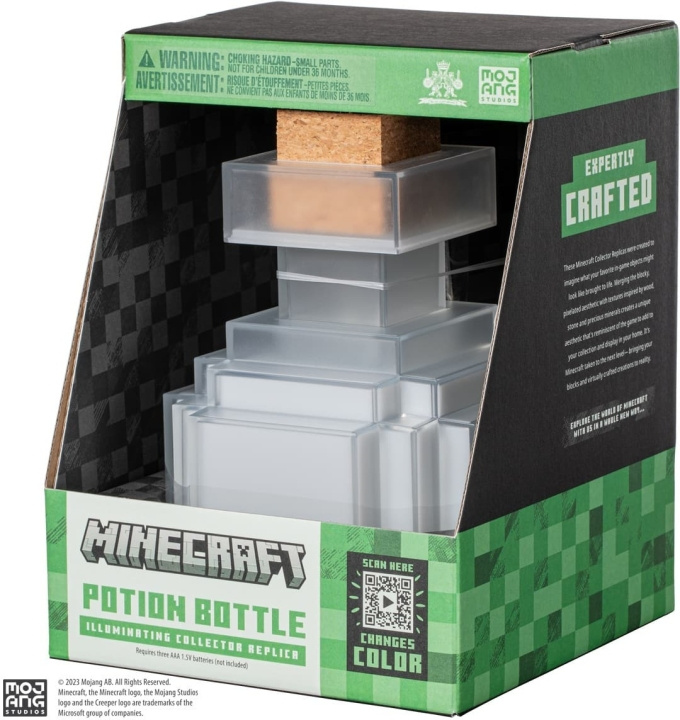 Noble Collection - Minecraft Potion Bottle Light i gruppen HJEMMEELEKTRONIK / Spilkonsoller og tilbehør / Øvrige spil hos TP E-commerce Nordic AB (C47057)