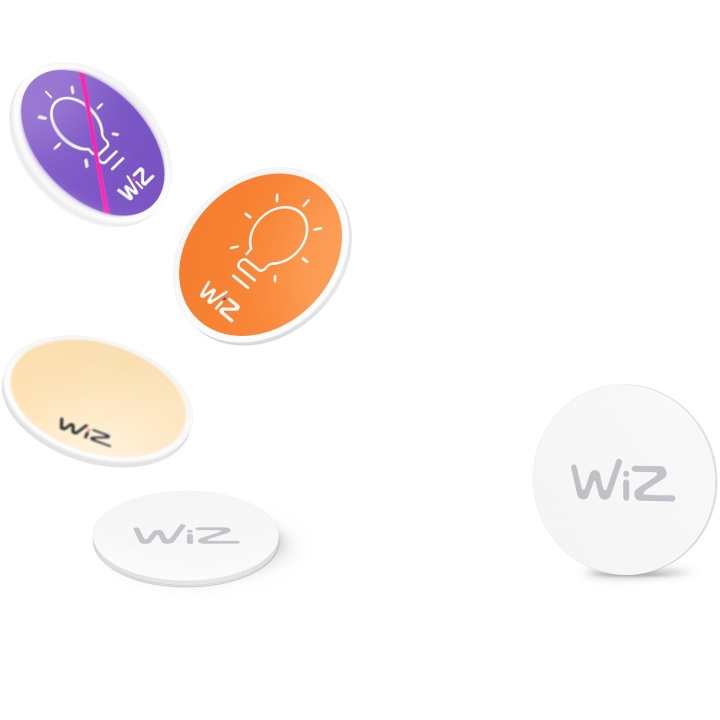 WiZ NFC-tags 4-pack i gruppen SPORT, FRITID & HOBBY / Sjove gadgets / Smarte løsninger hos TP E-commerce Nordic AB (C47124)