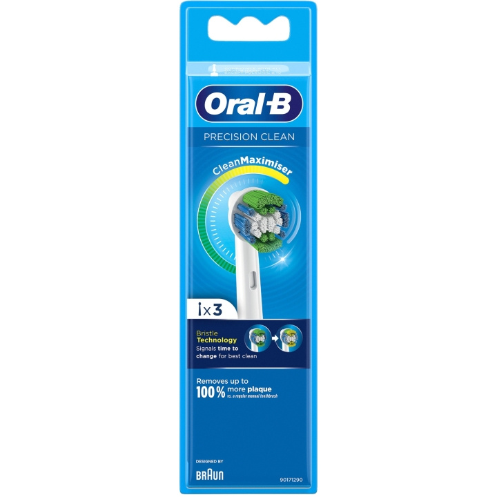 Oral B Borsthuvud Precision Clean 3st i gruppen SKØNHED & HELSE / Oral pleje / Tilbehør til elektriske tandbørster hos TP E-commerce Nordic AB (C47127)