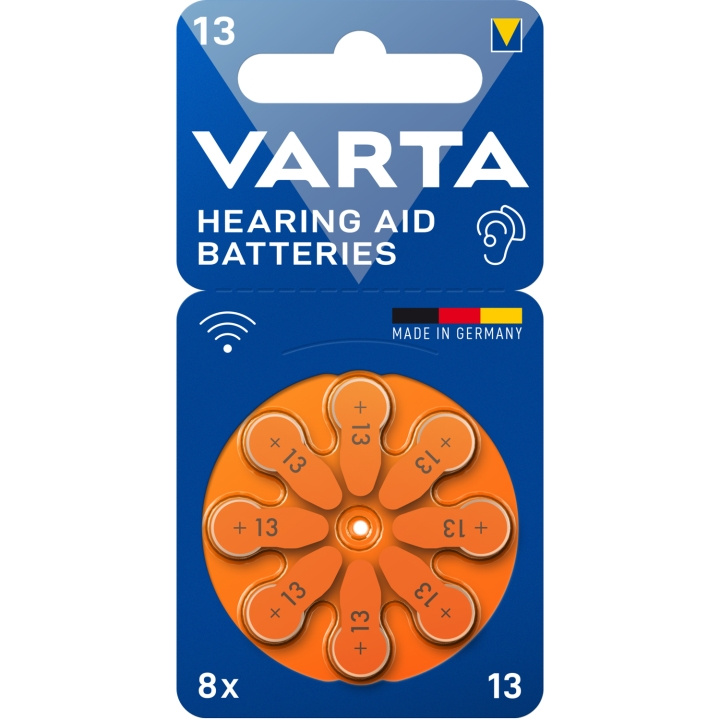 Varta Hörapparatsbatteri 13 / A13 / PR48 8-pack i gruppen HJEMMEELEKTRONIK / Batterier og opladere / Batterier / Batterier til høreapparater hos TP E-commerce Nordic AB (C47132)