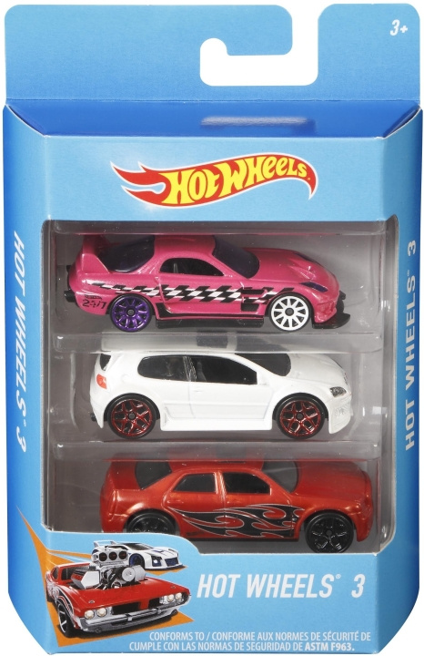 Hot Wheels minibilar, 3 st i gruppen LEGETØJ, BØRN & BABY / Legetøj / Legetøjsbiler hos TP E-commerce Nordic AB (C47177)