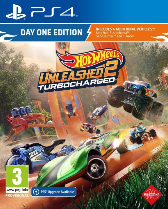 Hot Wheels Unleashed 2: Turbocharged - Day One Edition-spel PS4 i gruppen HJEMMEELEKTRONIK / Spilkonsoller og tilbehør / Sony PlayStation 4 hos TP E-commerce Nordic AB (C47254)