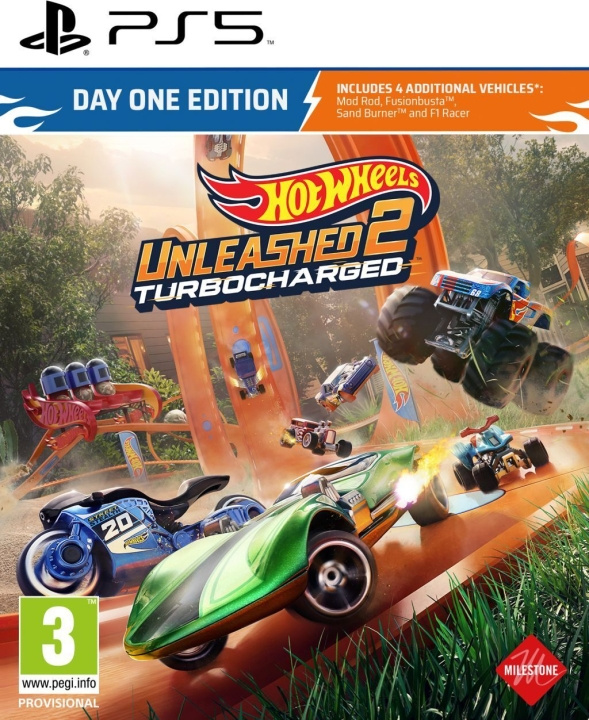 Hot Wheels Unleashed 2: Turbocharged - Day One Edition-spel PS5 i gruppen HJEMMEELEKTRONIK / Spilkonsoller og tilbehør / Sony PlayStation 5 hos TP E-commerce Nordic AB (C47255)