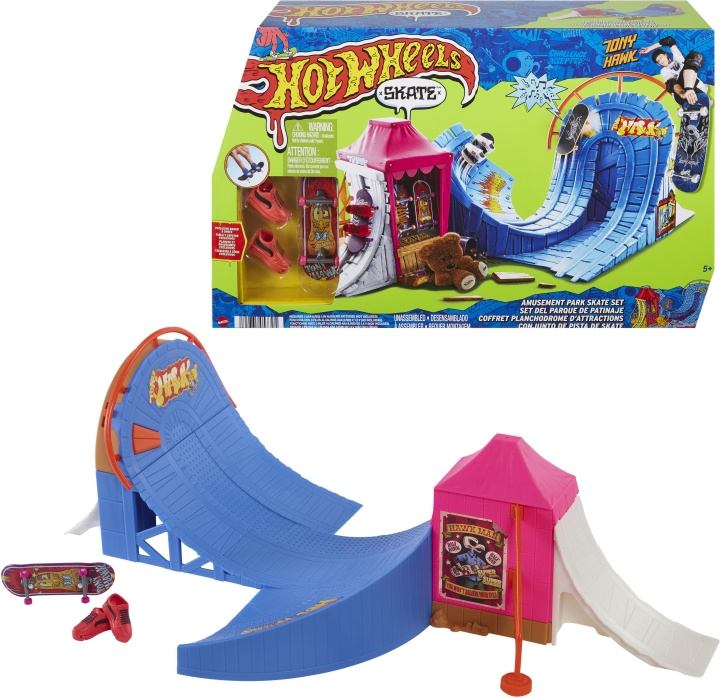Hot Wheels Skate Amusement Park - finger cooker park i gruppen LEGETØJ, BØRN & BABY / Legetøj / Legesæt hos TP E-commerce Nordic AB (C47268)