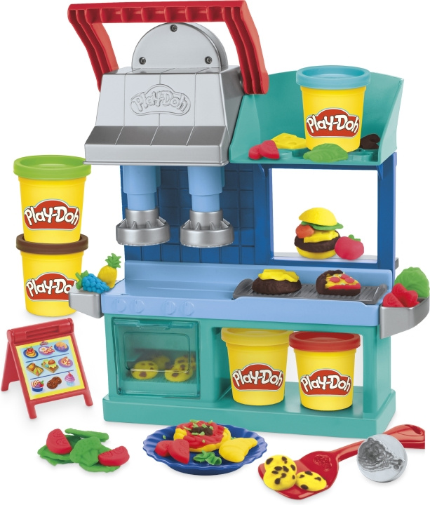 PLAY-DOH Busy Chefs Restaurant - restaurang lekset i gruppen LEGETØJ, BØRN & BABY / Legetøj / Lege ler, lege sand og tilbehør hos TP E-commerce Nordic AB (C47280)