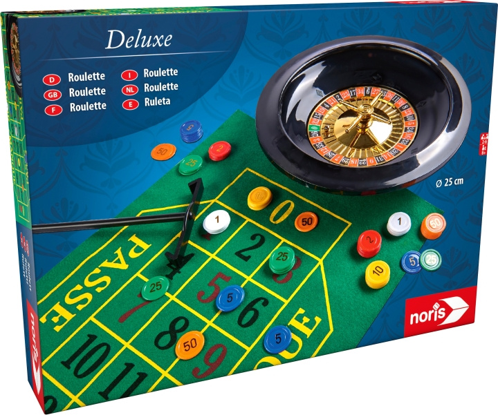 Noris Deluxe roulette, 25 cm i gruppen LEGETØJ, BØRN & BABY / Legetøj / Brætspil / Familiespil hos TP E-commerce Nordic AB (C47292)