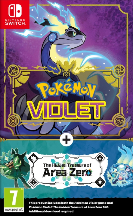Nintendo Pokémon Violet + The Hidden Treasure of Area Zero (Switch) i gruppen HJEMMEELEKTRONIK / Spilkonsoller og tilbehør / Nintendo Switch / Spil hos TP E-commerce Nordic AB (C47307)