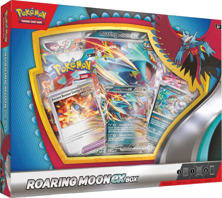 POKEMON TCG: Roaring Moon ex Box i gruppen LEGETØJ, BØRN & BABY / Legetøj / Legetøj hos TP E-commerce Nordic AB (C47311)