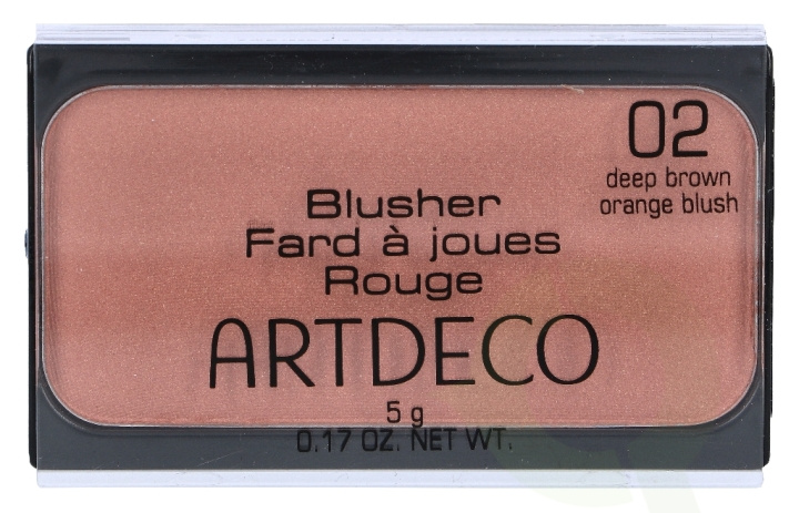 Artdeco Blusher 5 gr #2 Deep Brown Orange i gruppen SKØNHED & HELSE / Makeup / Makeup ansigt / Rouge / Bronzer hos TP E-commerce Nordic AB (C47347)