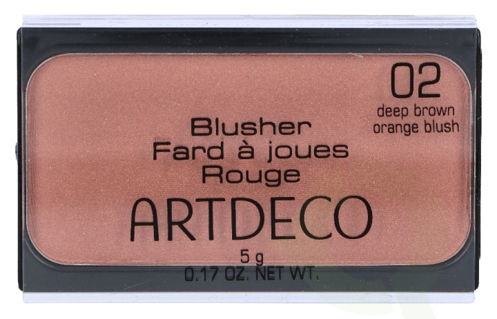 Artdeco Blusher 5 gr #2 Deep Brown Orange i gruppen SKØNHED & HELSE / Makeup / Makeup ansigt / Rouge / Bronzer hos TP E-commerce Nordic AB (C47347)