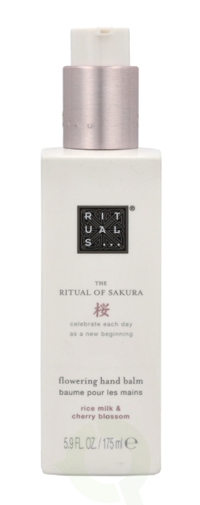 Rituals Sakura Flowering Hand Balm 175 ml Rice Milk & Cherry Blossom i gruppen SKØNHED & HELSE / Manicure / pedicure / Håndcreme hos TP E-commerce Nordic AB (C47467)