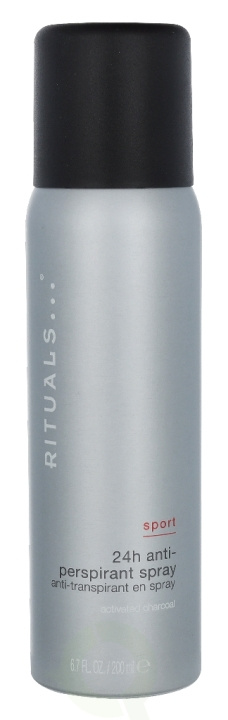 Rituals Sport 24H Anti-Perspirant Spray 200 ml Activated Charcoal i gruppen SKØNHED & HELSE / Duft & Parfume / Deodorant / Deo for hende hos TP E-commerce Nordic AB (C47581)