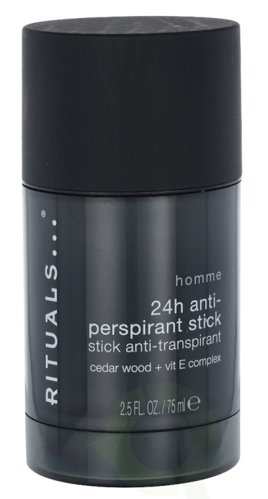 Rituals Homme 24H Anti-Perspirant Stick 75 ml Cedar Wood + Vit E Complex i gruppen SKØNHED & HELSE / Duft & Parfume / Deodorant / Deo for ham hos TP E-commerce Nordic AB (C47596)