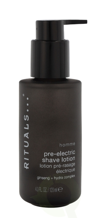 Rituals Homme Pre-Electric Shave Lotion 120 ml Ginseng + Hydra Complex i gruppen SKØNHED & HELSE / Hår og styling / Barbering og trimning / Aftershave hos TP E-commerce Nordic AB (C47607)