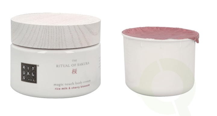 Rituals Sakura The Ritual Renewing Duo Set 440 ml Body Cream 220ml/Body Cream - Refill 220ml i gruppen SKØNHED & HELSE / Gaveæske / Gaveæske til hende hos TP E-commerce Nordic AB (C47610)