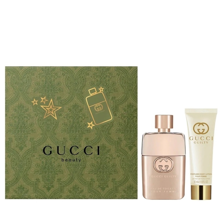 Gucci Giftset Guilty Pour Femme Edt 50ml + Bodylotion 50ml i gruppen SKØNHED & HELSE / Gaveæske / Gaveæske til hende hos TP E-commerce Nordic AB (C47670)