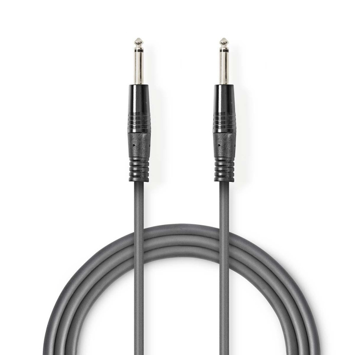 Nedis Mono Audio kabel | 6.35 mm Hanstik | 6.35 mm Hanstik | Nikkelplateret | 1.50 m | Runde | PVC i gruppen HJEMMEELEKTRONIK / Kabler og adaptere / Audio Analog / 3.5 mm hos TP E-commerce Nordic AB (C47696)