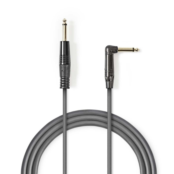 Nedis Mono Audio kabel | 6.35 mm Hanstik | 6.35 mm Hanstik | Nikkelplateret | 1.50 m | Runde | PVC i gruppen HJEMMEELEKTRONIK / Kabler og adaptere / Audio Analog / 3.5 mm hos TP E-commerce Nordic AB (C47699)