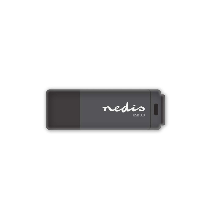 Nedis Flash Drev | 128 GB | USB Type-A | Læs hastighed: 80 MB/s | Skrivehastighed: 10 MB/s i gruppen HJEMMEELEKTRONIK / Lagringsmedier / USB-flash drev / USB 3.0 hos TP E-commerce Nordic AB (C47727)