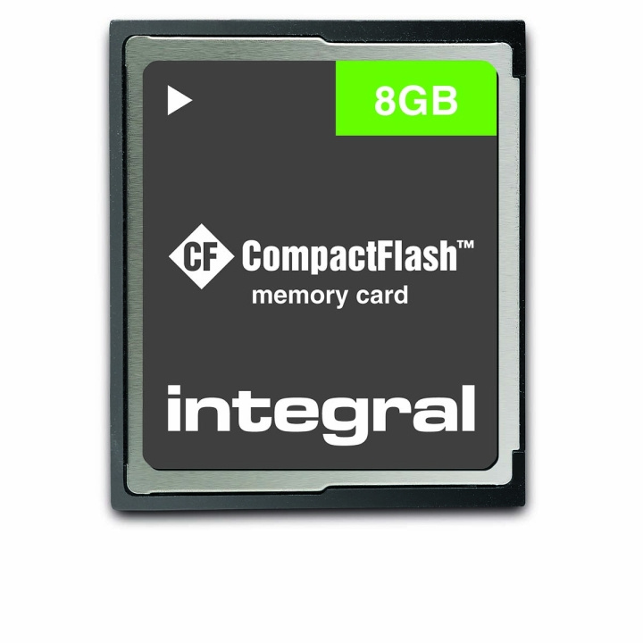 Integral CF (Compact Flash) Hukommelseskort 8 GB i gruppen HJEMMEELEKTRONIK / Lagringsmedier / Hukommelseskort / Compact Flash hos TP E-commerce Nordic AB (C47730)