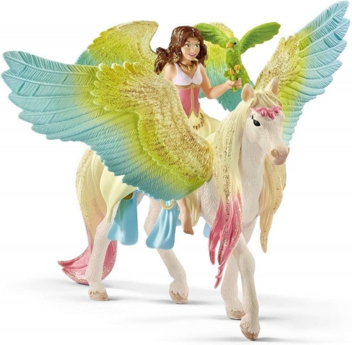 Schleich Bayala 70566 Surah med glitterpegas i gruppen LEGETØJ, BØRN & BABY / Legetøj / Figurer, miniaturer og tilbehør hos TP E-commerce Nordic AB (C47822)
