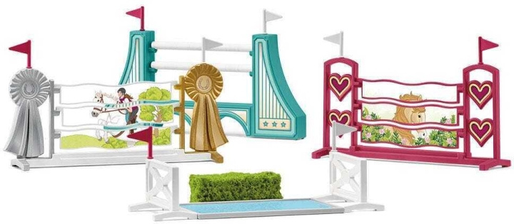 Schleich Horse Club 42612 Tillbehör hästhoppningsbana i gruppen LEGETØJ, BØRN & BABY / Legetøj / Figurer, miniaturer og tilbehør hos TP E-commerce Nordic AB (C47868)