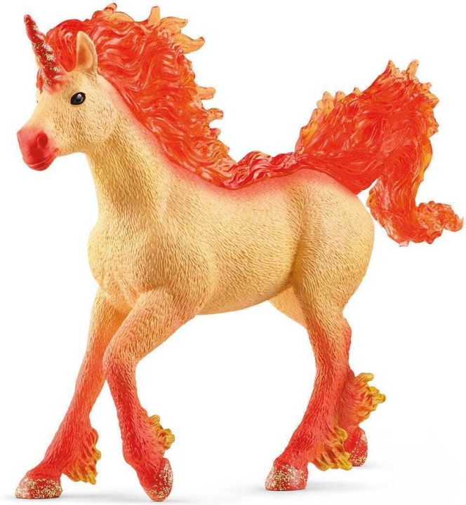 Schleich Bayala 70756 Elementa Eld enhörningshingst i gruppen LEGETØJ, BØRN & BABY / Legetøj / Legetøj hos TP E-commerce Nordic AB (C47874)