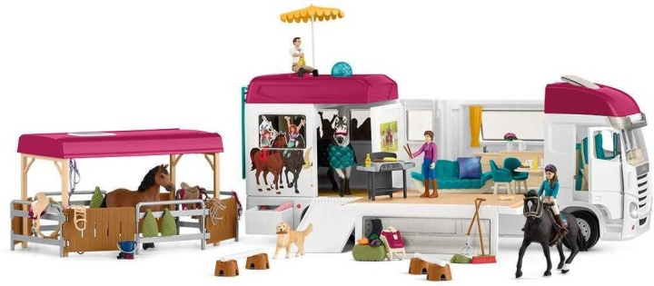 Schleich Horse Club 42619 - Hästtransport i gruppen LEGETØJ, BØRN & BABY / Legetøj / Figurer, miniaturer og tilbehør hos TP E-commerce Nordic AB (C47886)