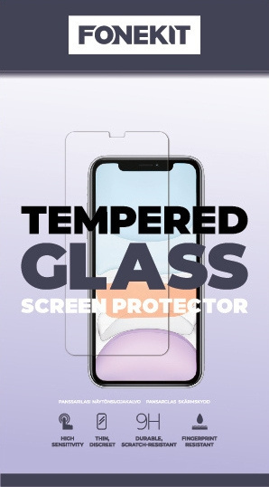FoneKit härdat glas, iPhone 15 Pro Max i gruppen SMARTPHONES & TABLETS / Mobil Beskyttelse / Apple / iPhone 15 hos TP E-commerce Nordic AB (C47943)