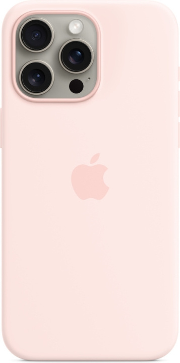 Apple iPhone 15 Pro Max silikonfodral med MagSafe, rosa i gruppen SMARTPHONES & TABLETS / Mobil Beskyttelse / Apple / iPhone 15 hos TP E-commerce Nordic AB (C47978)