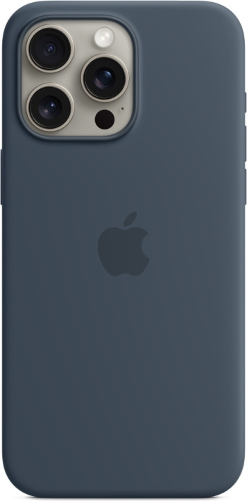 Apple iPhone 15 Pro Max silikonfodral med MagSafe, Blå i gruppen SMARTPHONES & TABLETS / Mobil Beskyttelse / Apple / iPhone 15 hos TP E-commerce Nordic AB (C47979)