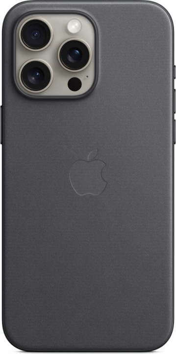 Apple iPhone 15 Pro Max FineWoven fodral med MagSafe, svart i gruppen SMARTPHONES & TABLETS / Mobil Beskyttelse / Apple / iPhone 15 hos TP E-commerce Nordic AB (C47989)