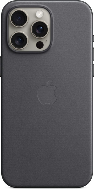 Apple iPhone 15 Pro Max FineWoven fodral med MagSafe, svart i gruppen SMARTPHONES & TABLETS / Mobil Beskyttelse / Apple / iPhone 15 hos TP E-commerce Nordic AB (C47989)