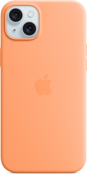 Apple iPhone 15 Plus silikonfodral med MagSafe, sorbet orange i gruppen SMARTPHONES & TABLETS / Mobil Beskyttelse / Apple / iPhone 15 hos TP E-commerce Nordic AB (C48002)