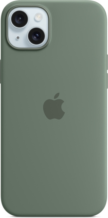 Apple iPhone 15 Plus silikonfodral med MagSafe, cypressgrönt i gruppen SMARTPHONES & TABLETS / Mobil Beskyttelse / Apple / iPhone 15 hos TP E-commerce Nordic AB (C48003)
