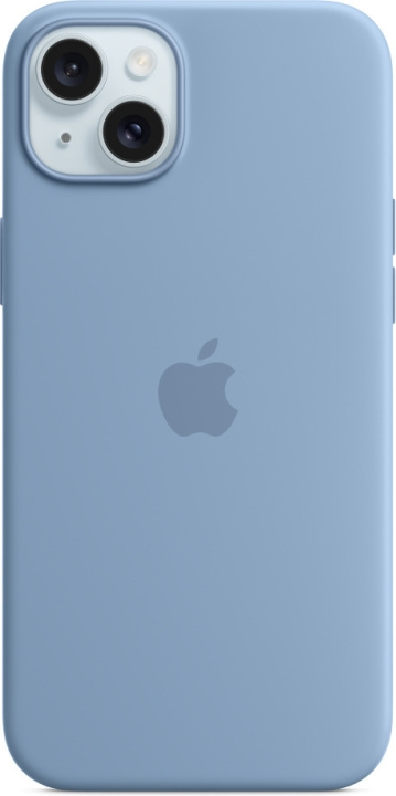 Apple iPhone 15 Plus silikonfodral med MagSafe, vinterblå i gruppen SMARTPHONES & TABLETS / Mobil Beskyttelse / Apple / iPhone 15 hos TP E-commerce Nordic AB (C48004)
