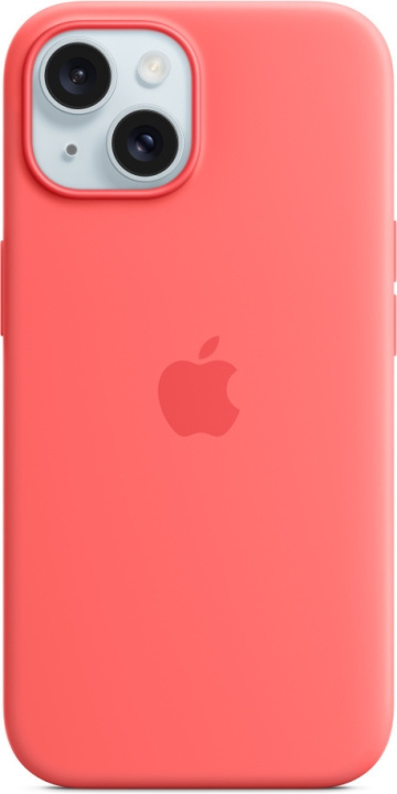 Apple iPhone 15 silikonfodral med MagSafe, guava rosa i gruppen SMARTPHONES & TABLETS / Mobil Beskyttelse / Apple / iPhone 15 hos TP E-commerce Nordic AB (C48010)