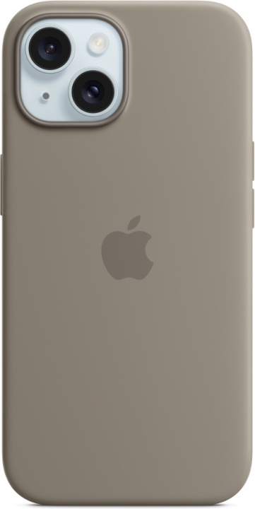 Apple iPhone 15 silikonfodral med MagSafe, lerbrunt i gruppen SMARTPHONES & TABLETS / Mobil Beskyttelse / Apple / iPhone 15 hos TP E-commerce Nordic AB (C48014)